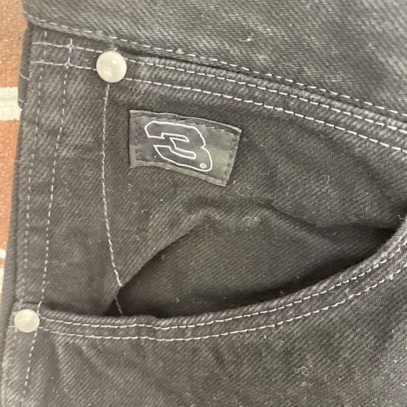 Vintage Wrangler Dale Earnhardt #3 Jeans Men's 34/30 Straight 100% Cotton NASCAR - Picture 3 of 9